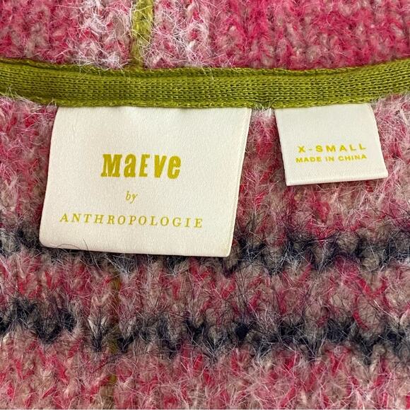 ANTHROPOLOGIE Maeve Aurelia Cozy Plaid Sweater Jacket Supper Soft - Picture 11 of 14